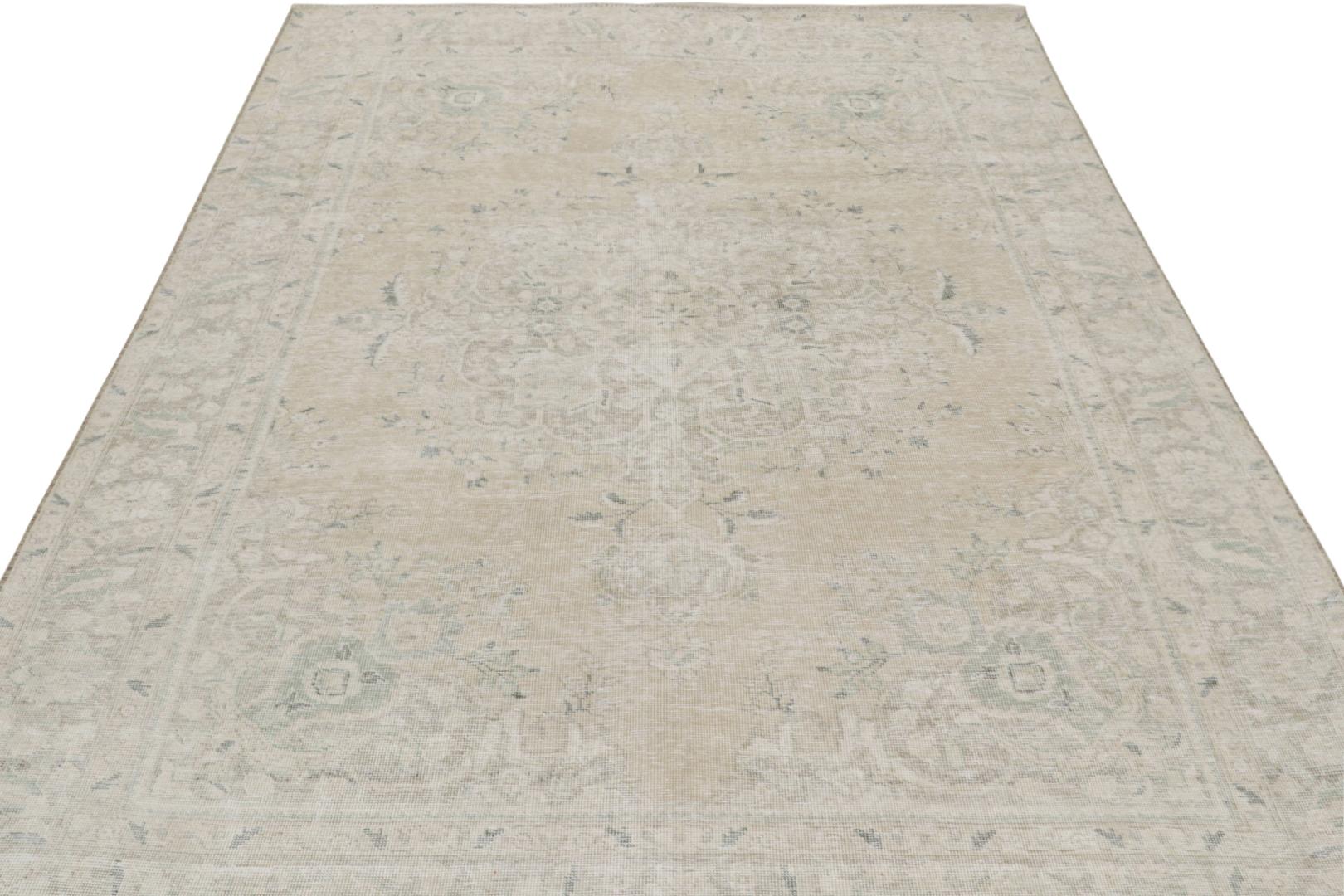 Vintage Persian Tabriz rug