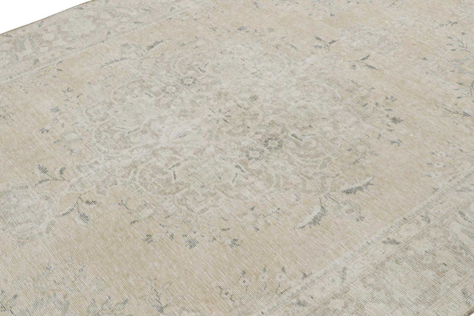 Vintage Persian Tabriz rug