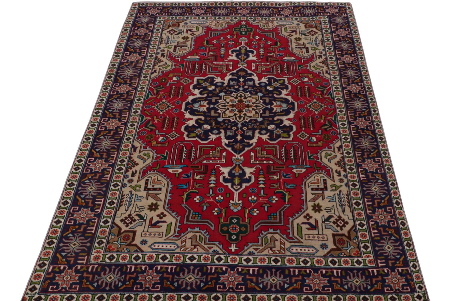 Vintage Persian Tabriz rug