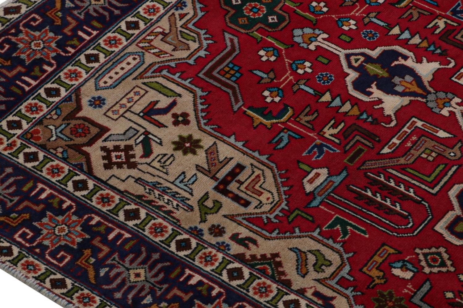 Vintage Persian Tabriz rug