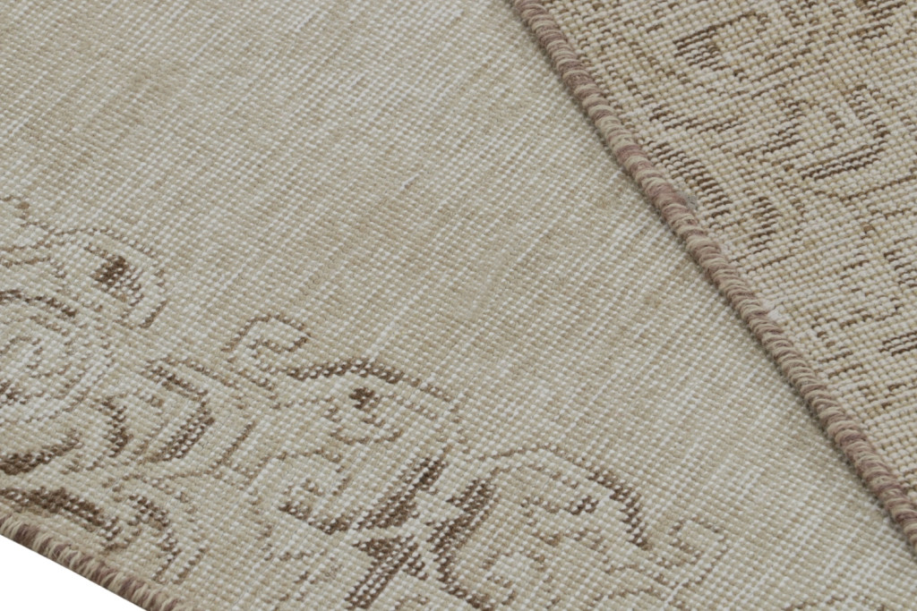 Vintage Taupe Persian Runner Rug