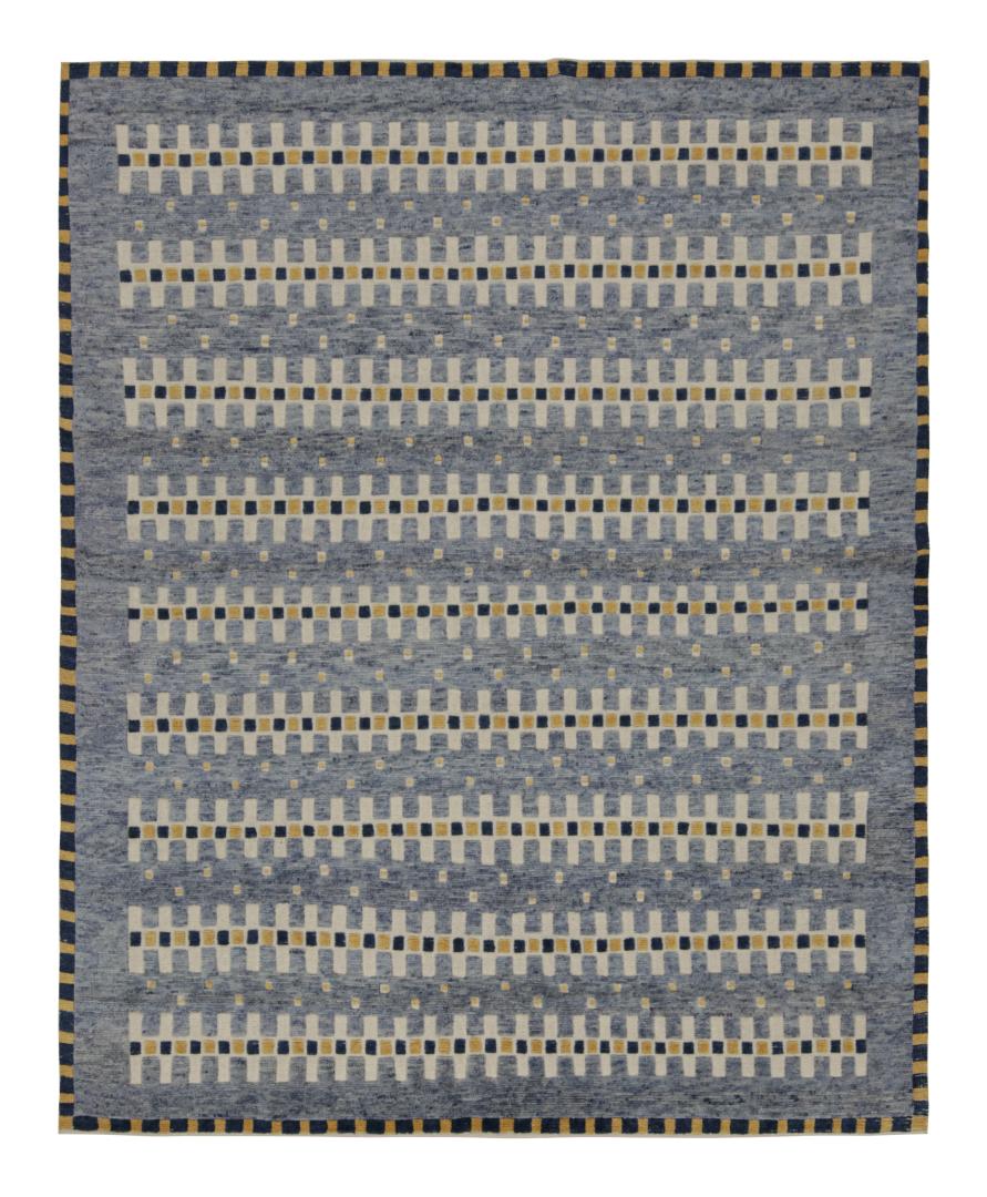 Scandinavian Rug with Geometric Patterns