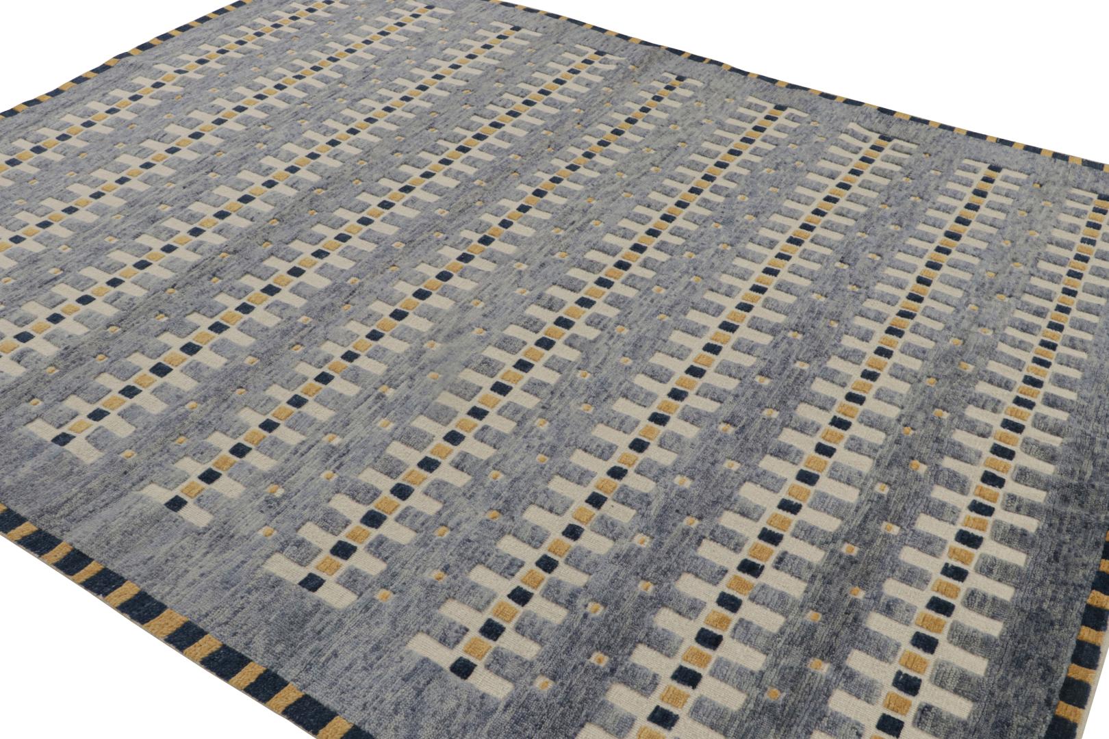 Scandinavian Rug with Geometric Patterns