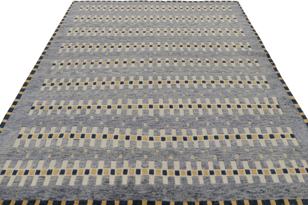 Scandinavian Rug with Geometric Patterns