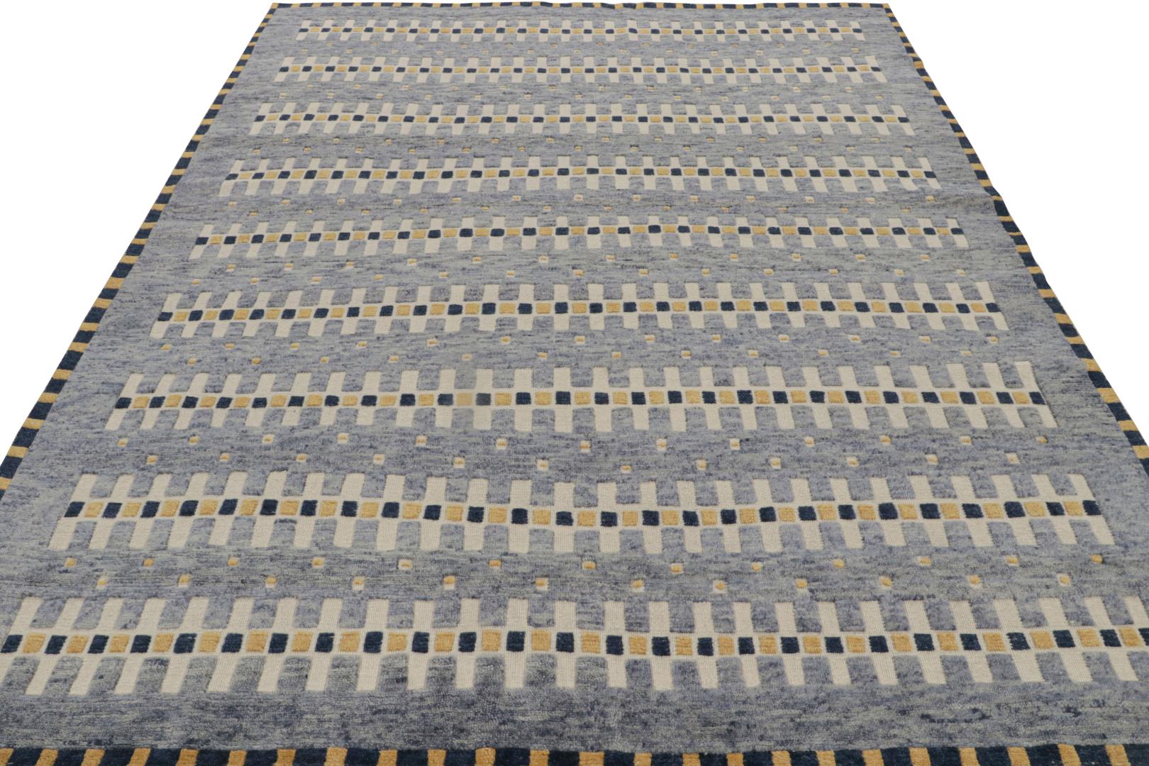 Scandinavian Rug with Geometric Patterns