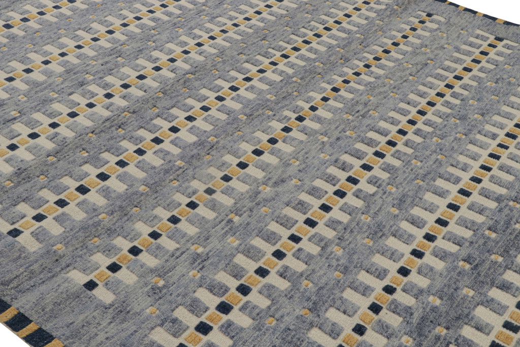 Scandinavian Rug with Geometric Patterns