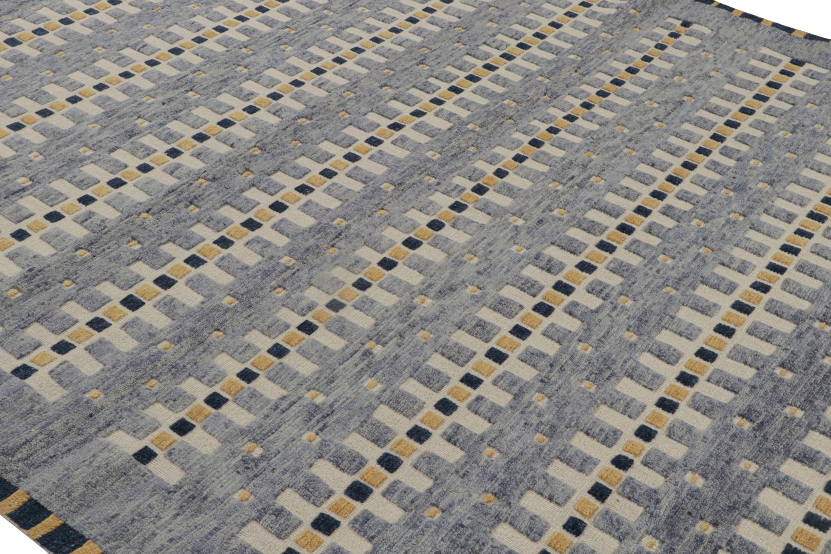 Scandinavian Rug with Geometric Patterns