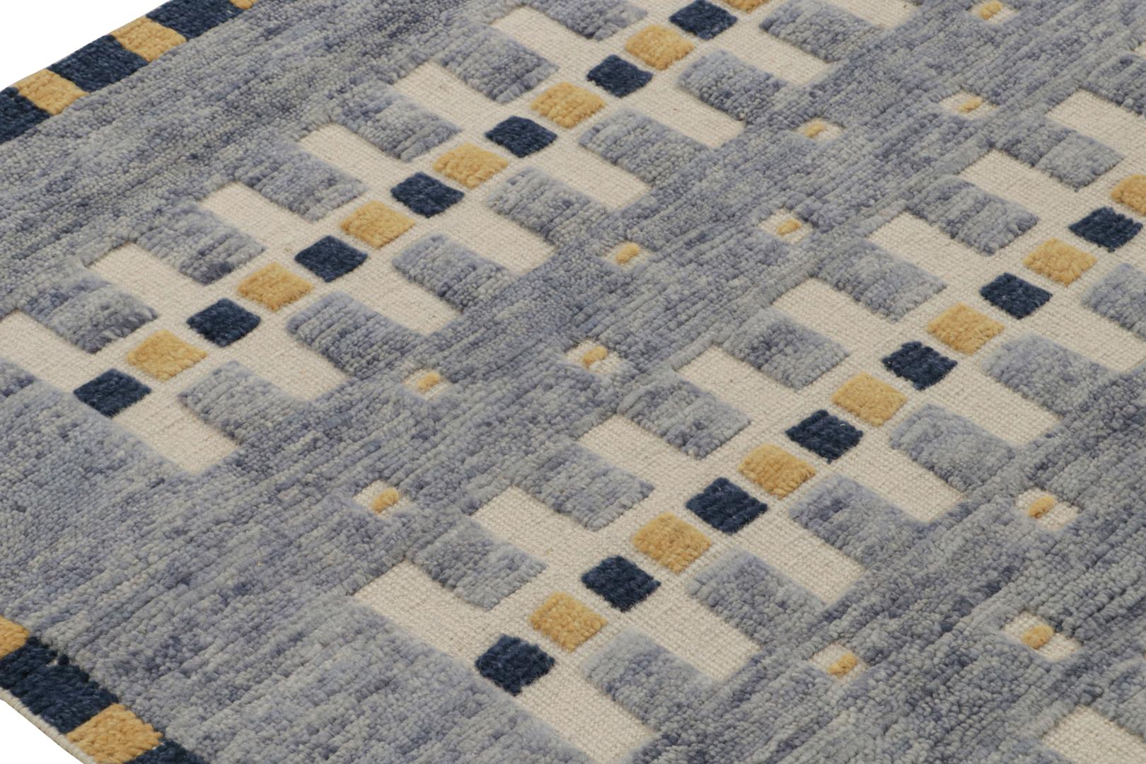 Scandinavian Rug with Geometric Patterns
