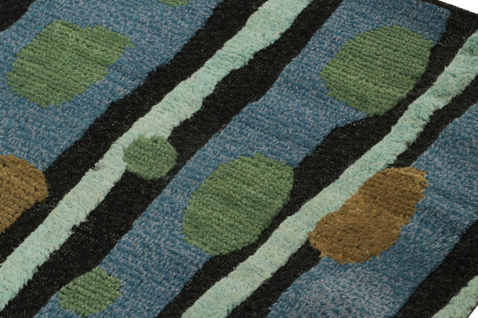 Scandinavian Rug with Geometric Patterns