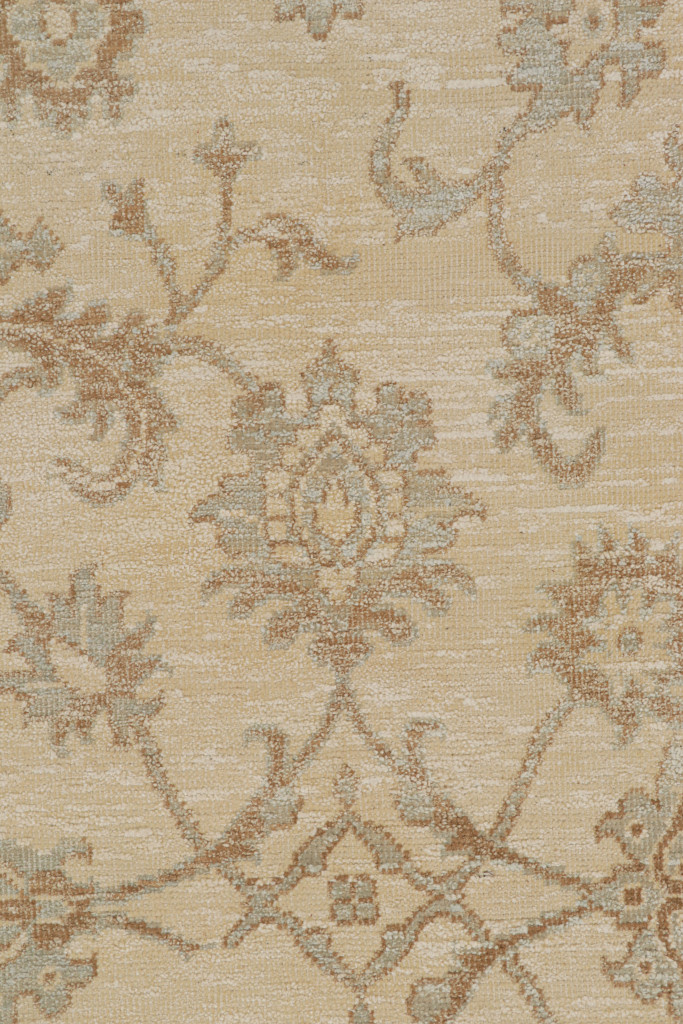 Oushak Oversized Rug With Floral Pattern