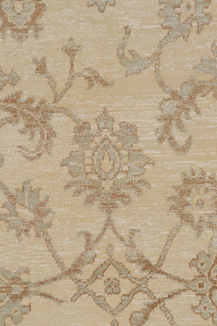 Oushak Oversized Rug With Floral Pattern