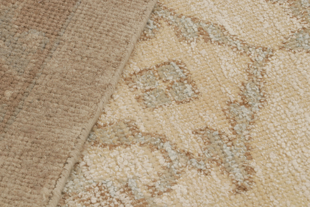 Oushak Oversized Rug With Floral Pattern