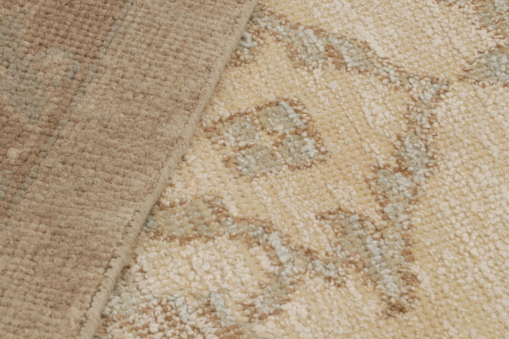 Oushak Oversized Rug With Floral Pattern