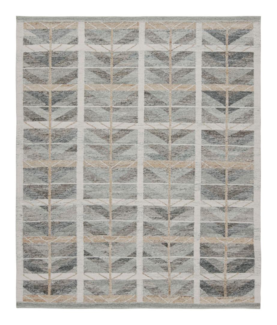Scandinavian Rug with Geometric Patterns