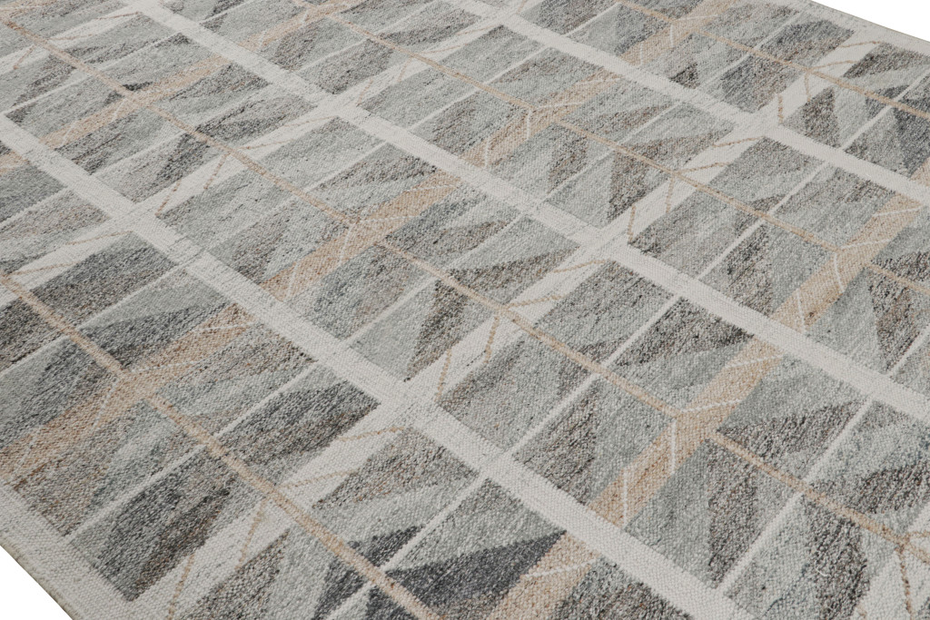 Scandinavian Rug with Geometric Patterns