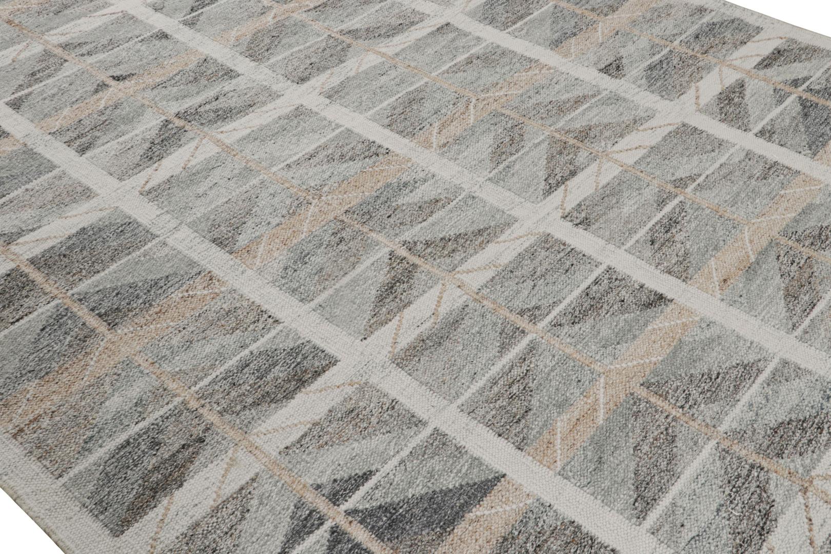 Scandinavian Rug with Geometric Patterns