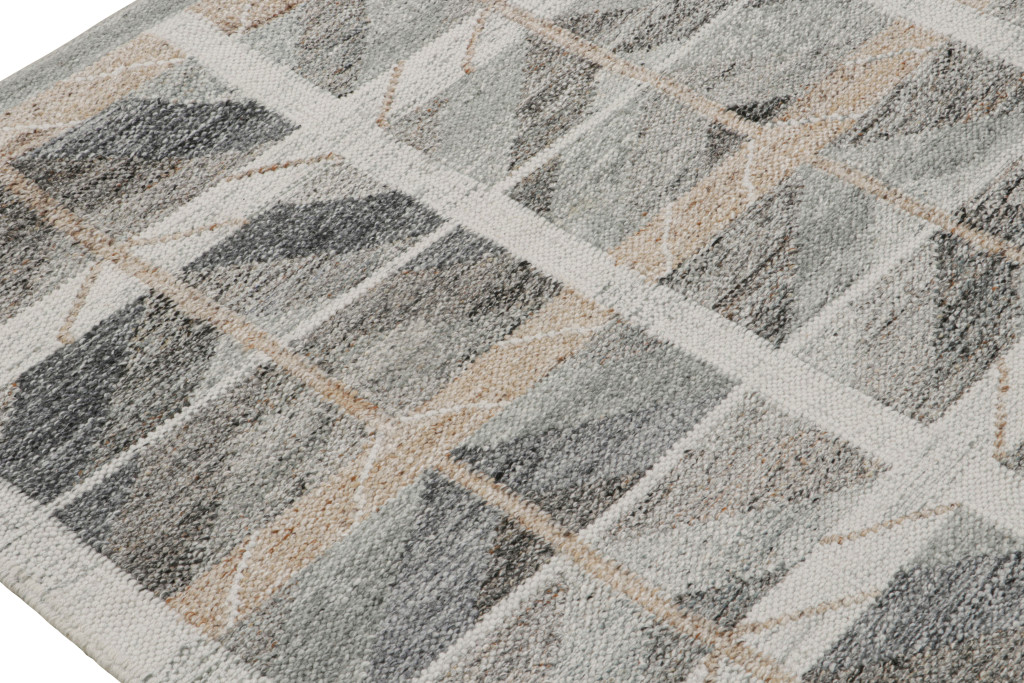Scandinavian Rug with Geometric Patterns