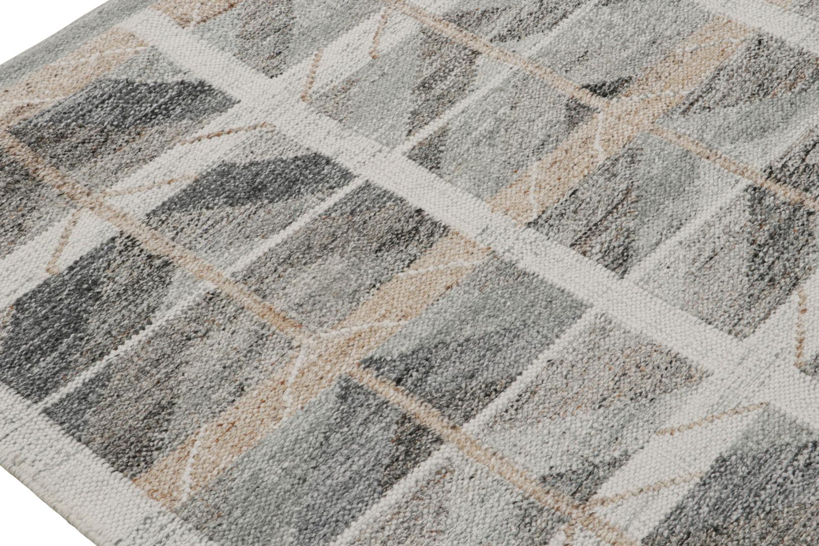 Scandinavian Rug with Geometric Patterns
