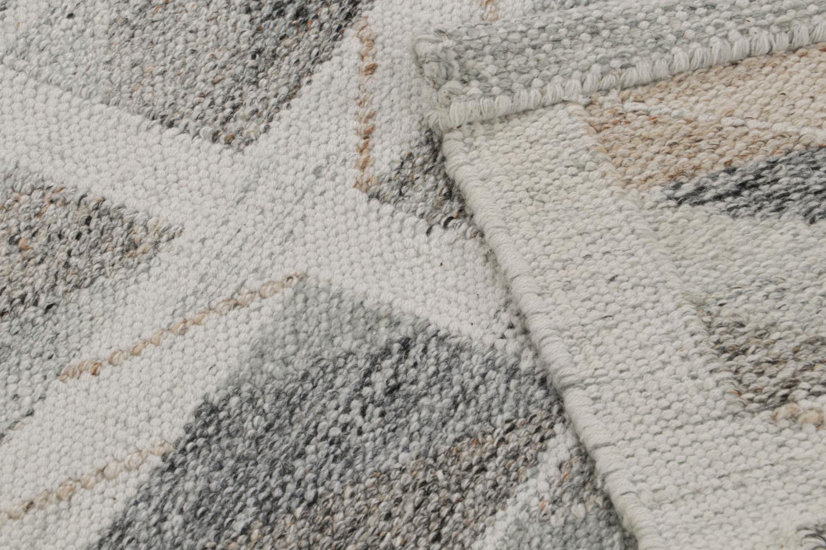 Scandinavian Rug with Geometric Patterns
