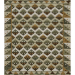 Scandinavian Rug with Geometric Patterns
