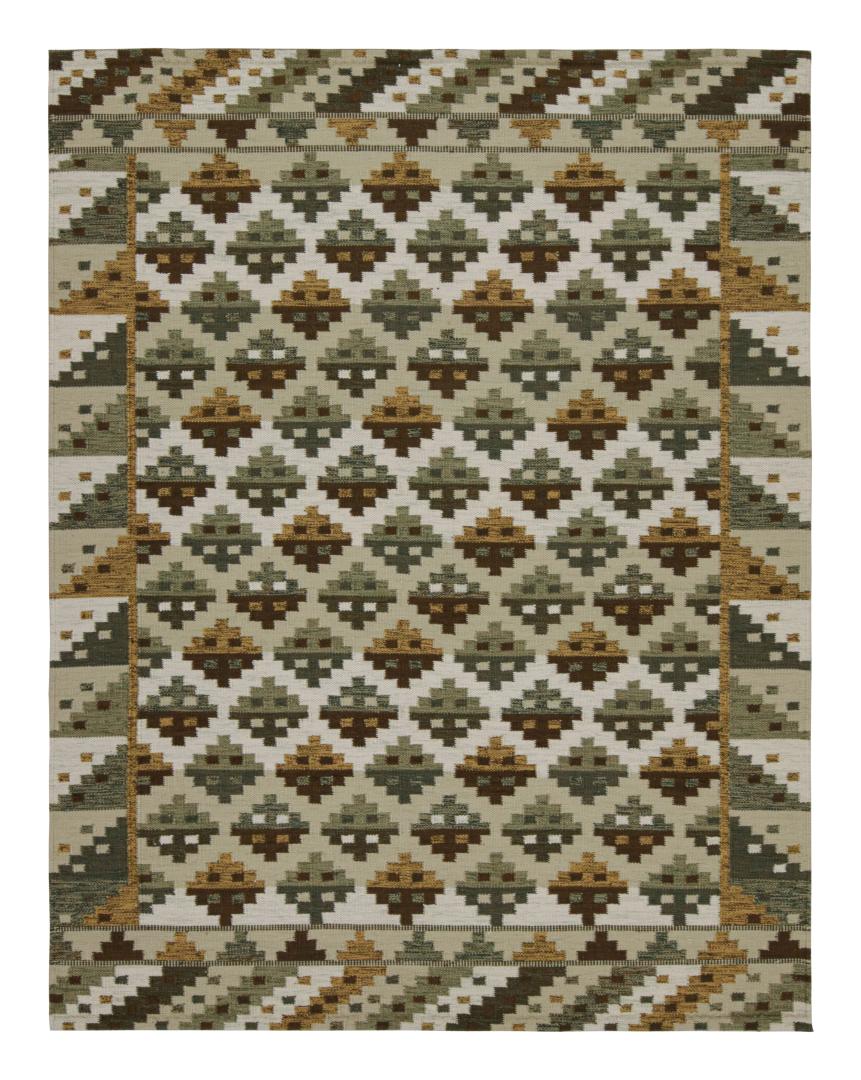 Scandinavian Rug with Geometric Patterns