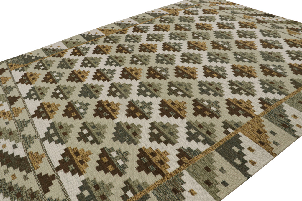 Scandinavian Rug with Geometric Patterns