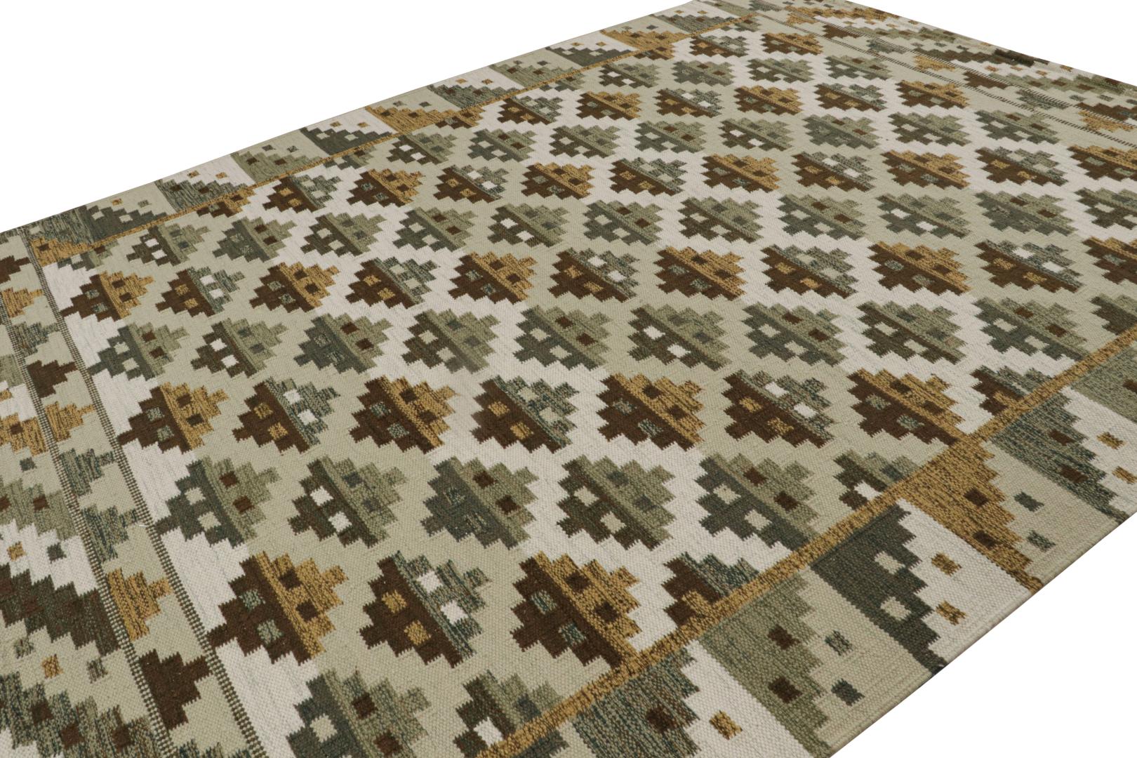 Scandinavian Rug with Geometric Patterns
