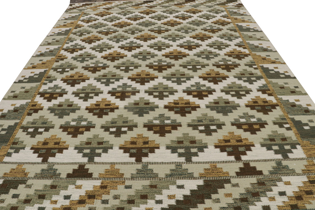 Scandinavian Rug with Geometric Patterns