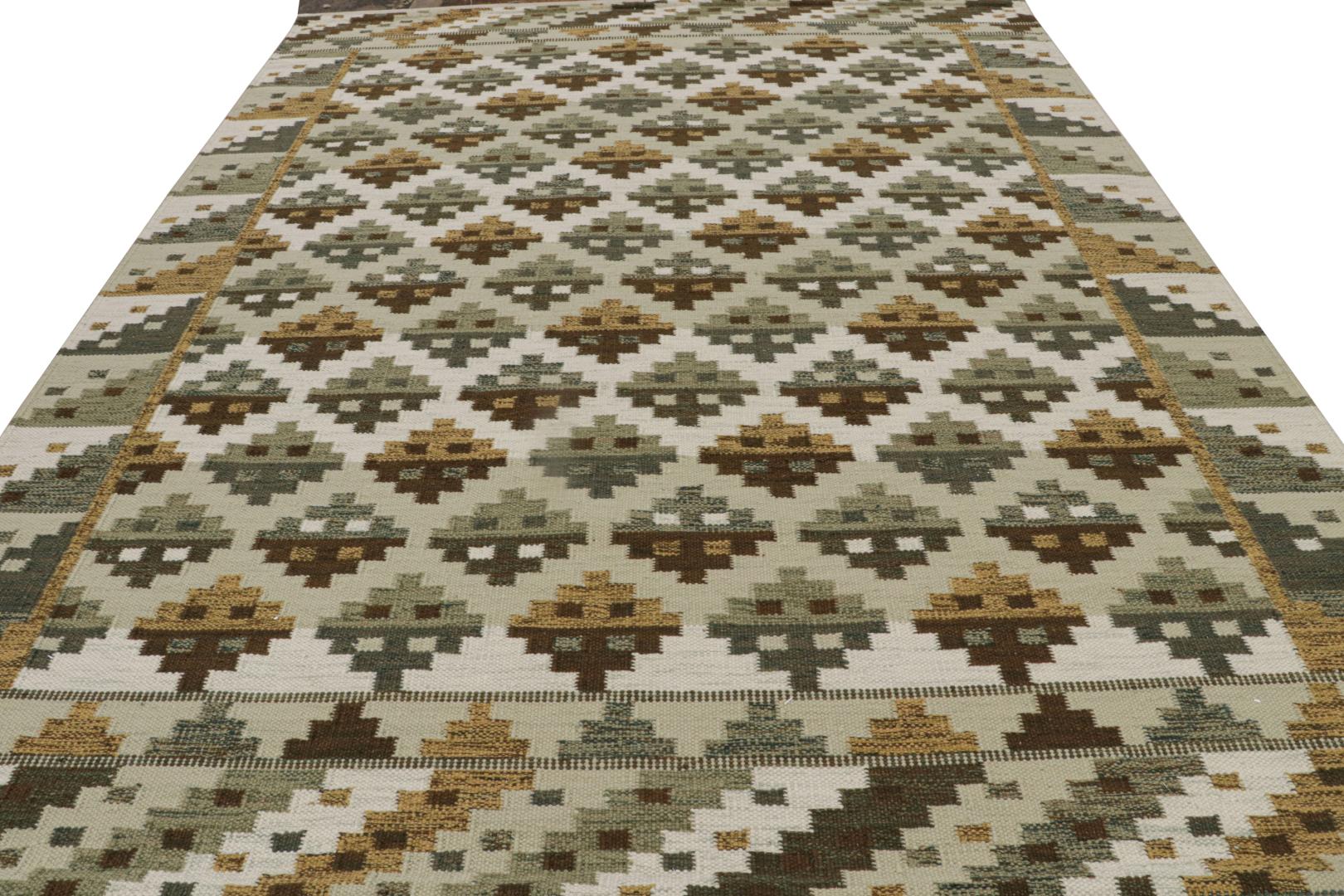 Scandinavian Rug with Geometric Patterns