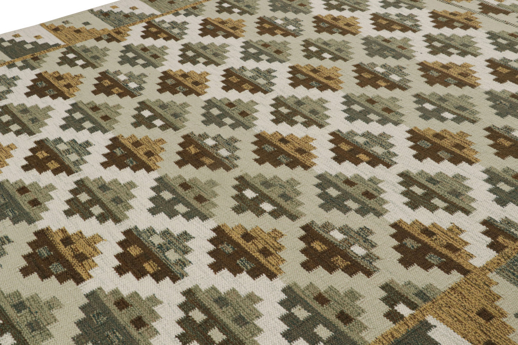 Scandinavian Rug with Geometric Patterns