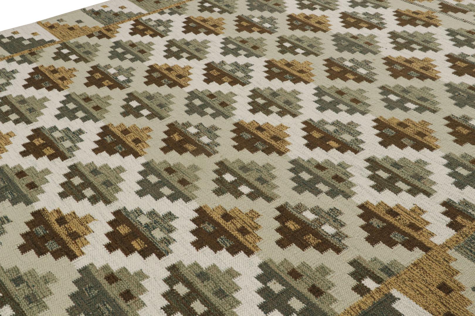 Scandinavian Rug with Geometric Patterns