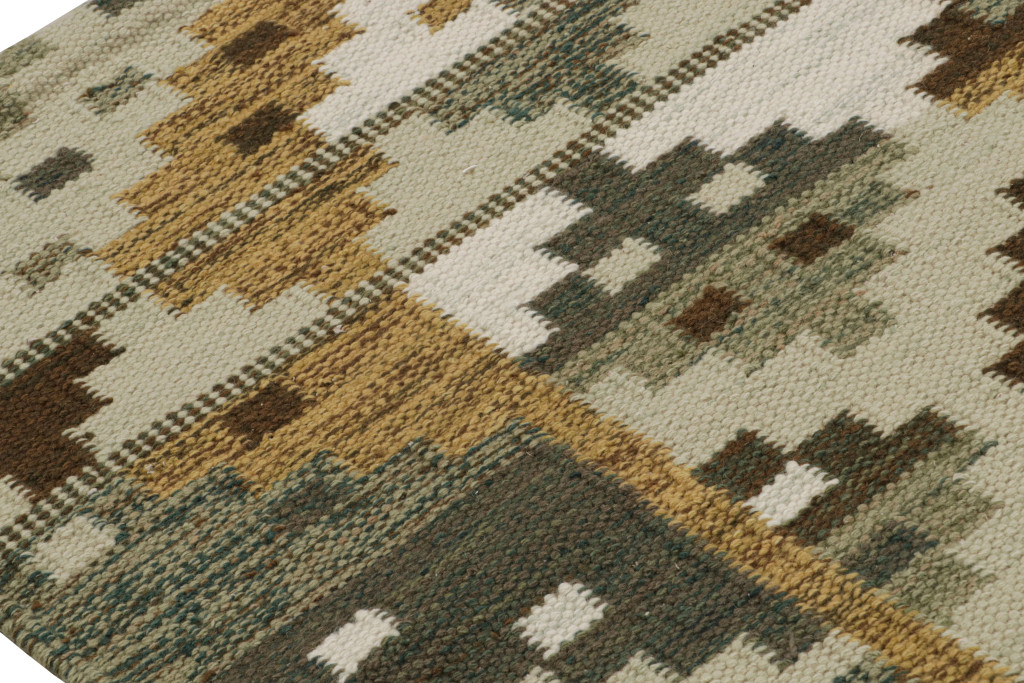 Scandinavian Rug with Geometric Patterns