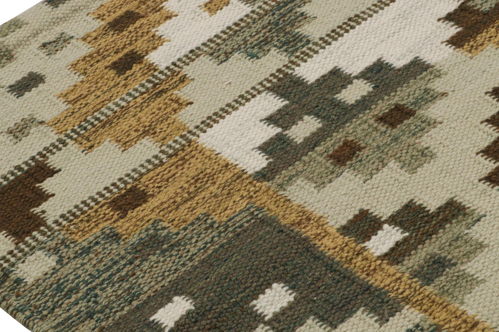 Scandinavian Rug with Geometric Patterns