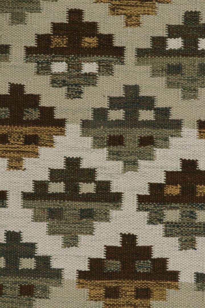 Scandinavian Rug with Geometric Patterns