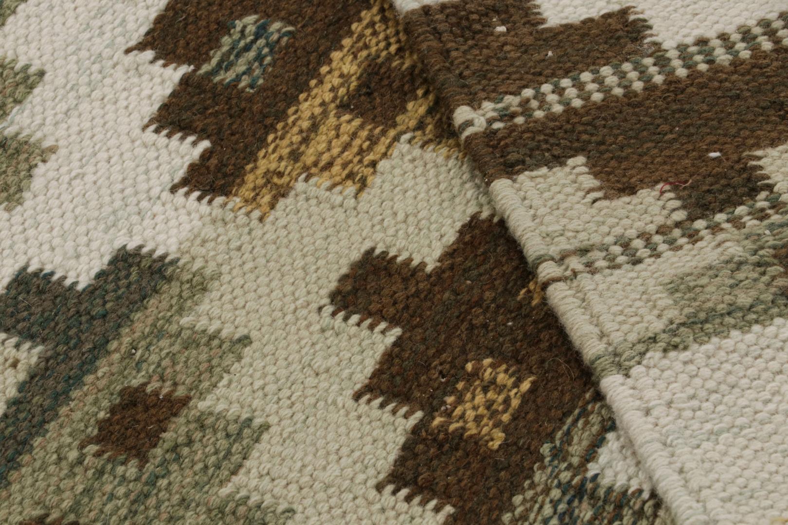 Scandinavian Rug with Geometric Patterns