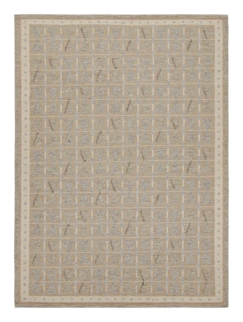 Scandinavian Rug with Geometric Patterns