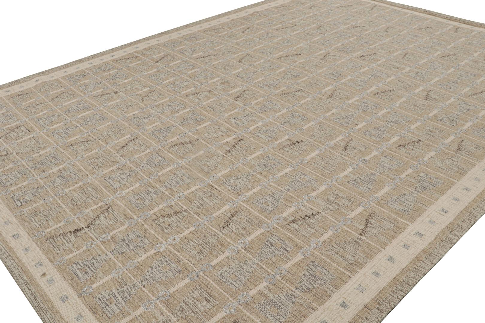 Scandinavian Rug with Geometric Patterns