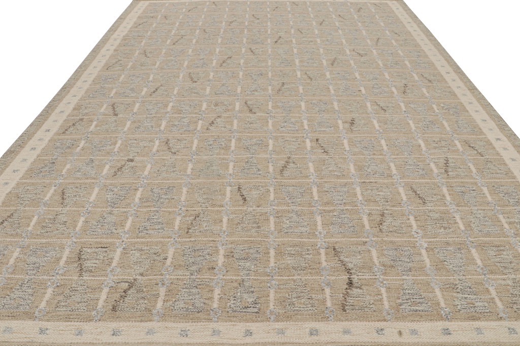Scandinavian Rug with Geometric Patterns