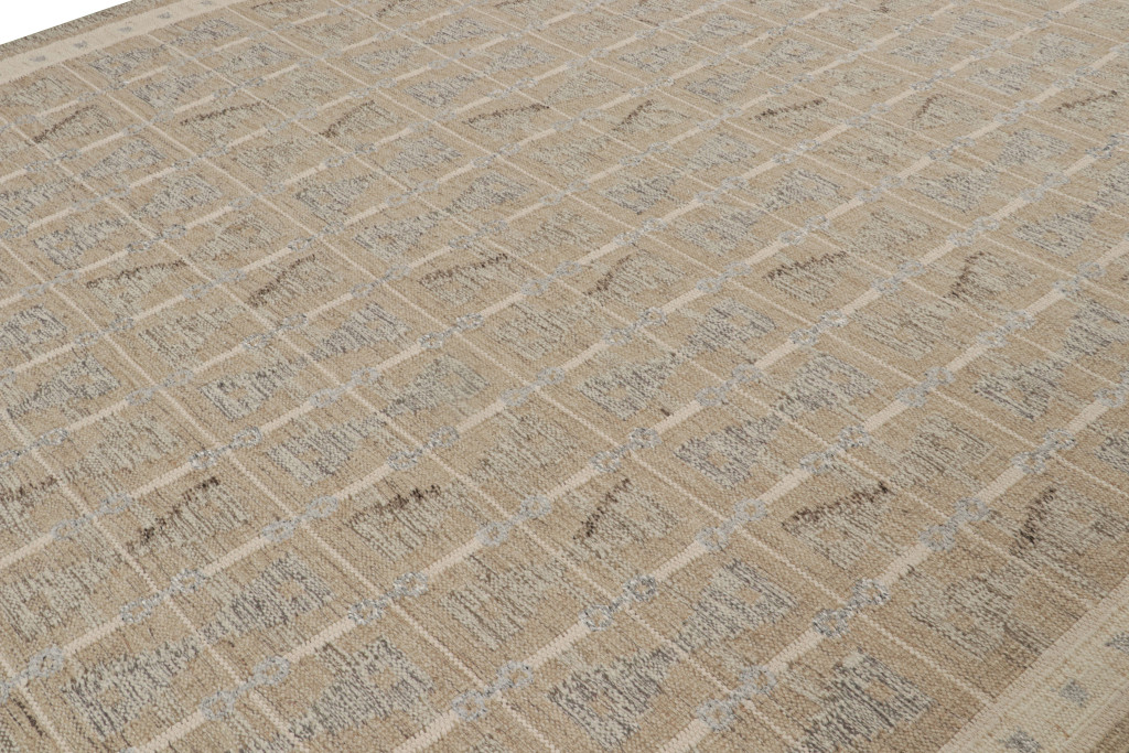 Scandinavian Rug with Geometric Patterns