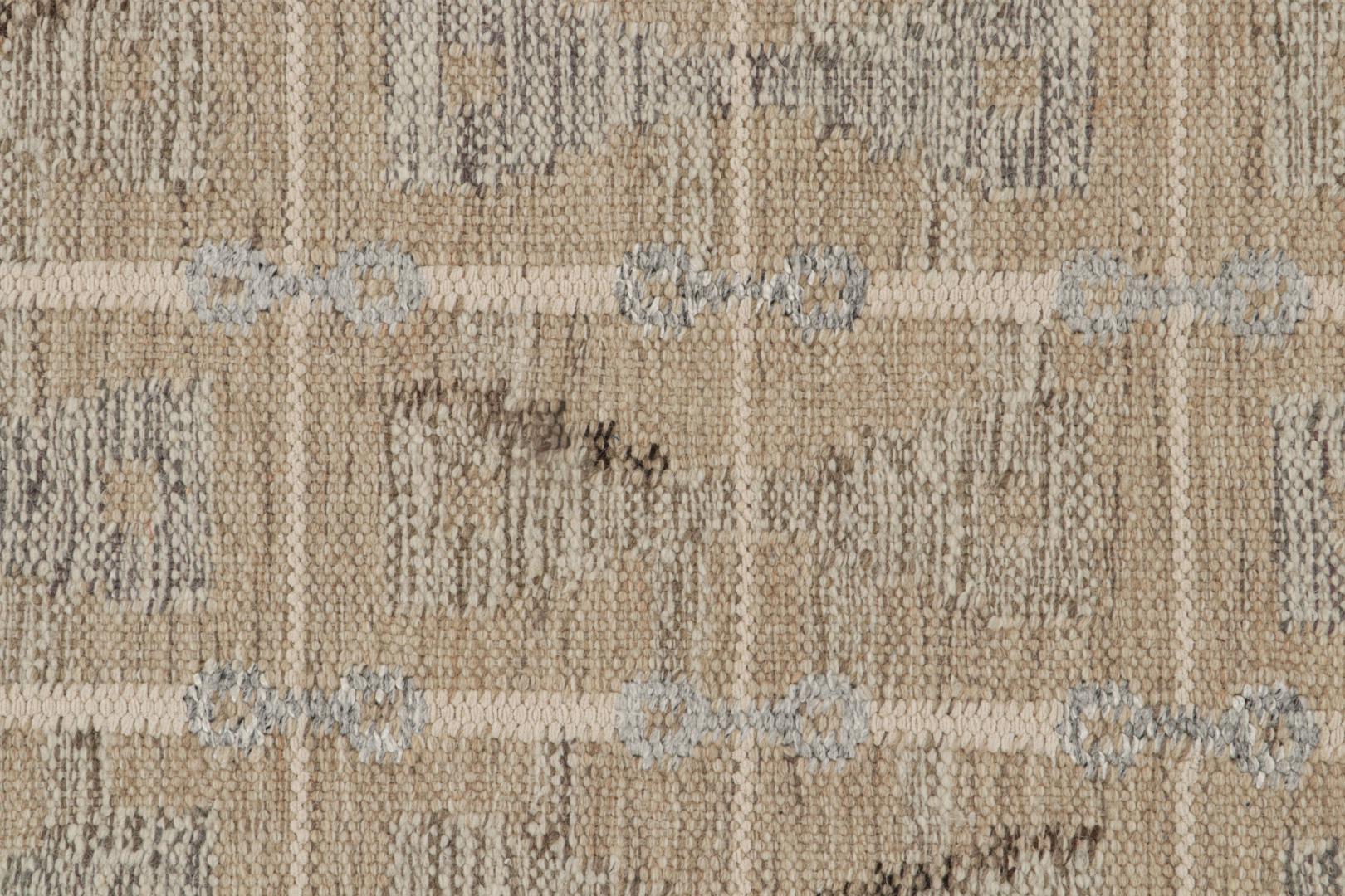Scandinavian Rug with Geometric Patterns