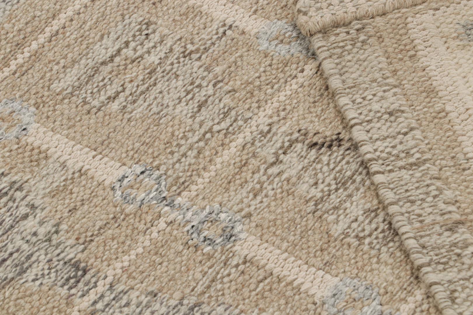 Scandinavian Rug with Geometric Patterns