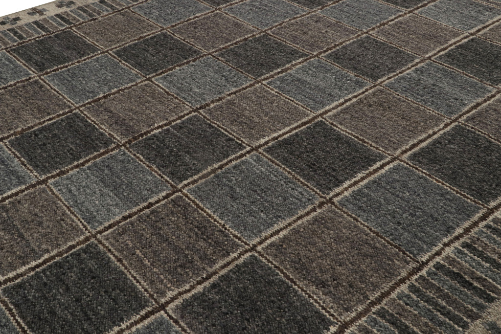 Scandinavian Rug with Geometric Patterns