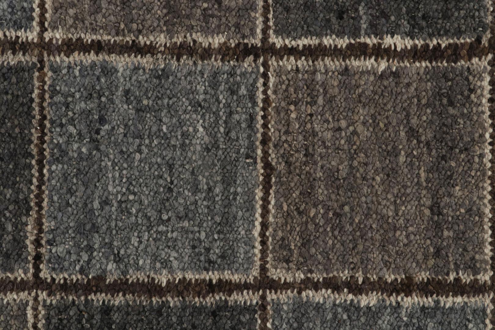 Scandinavian Rug with Geometric Patterns