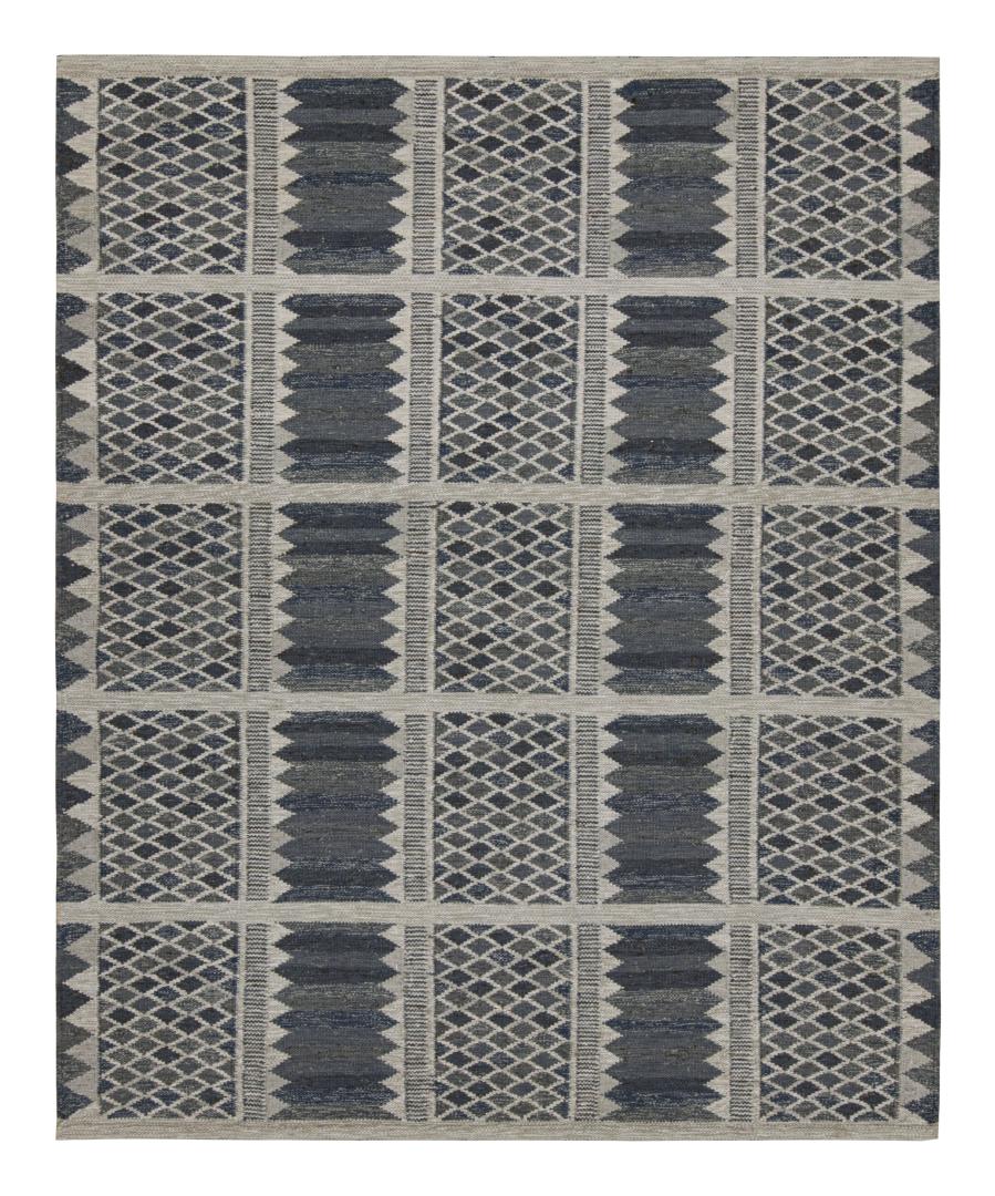 Scandinavian Rug with Geometric Patterns