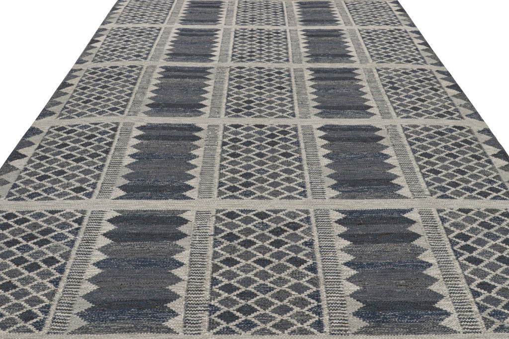 Scandinavian Rug with Geometric Patterns
