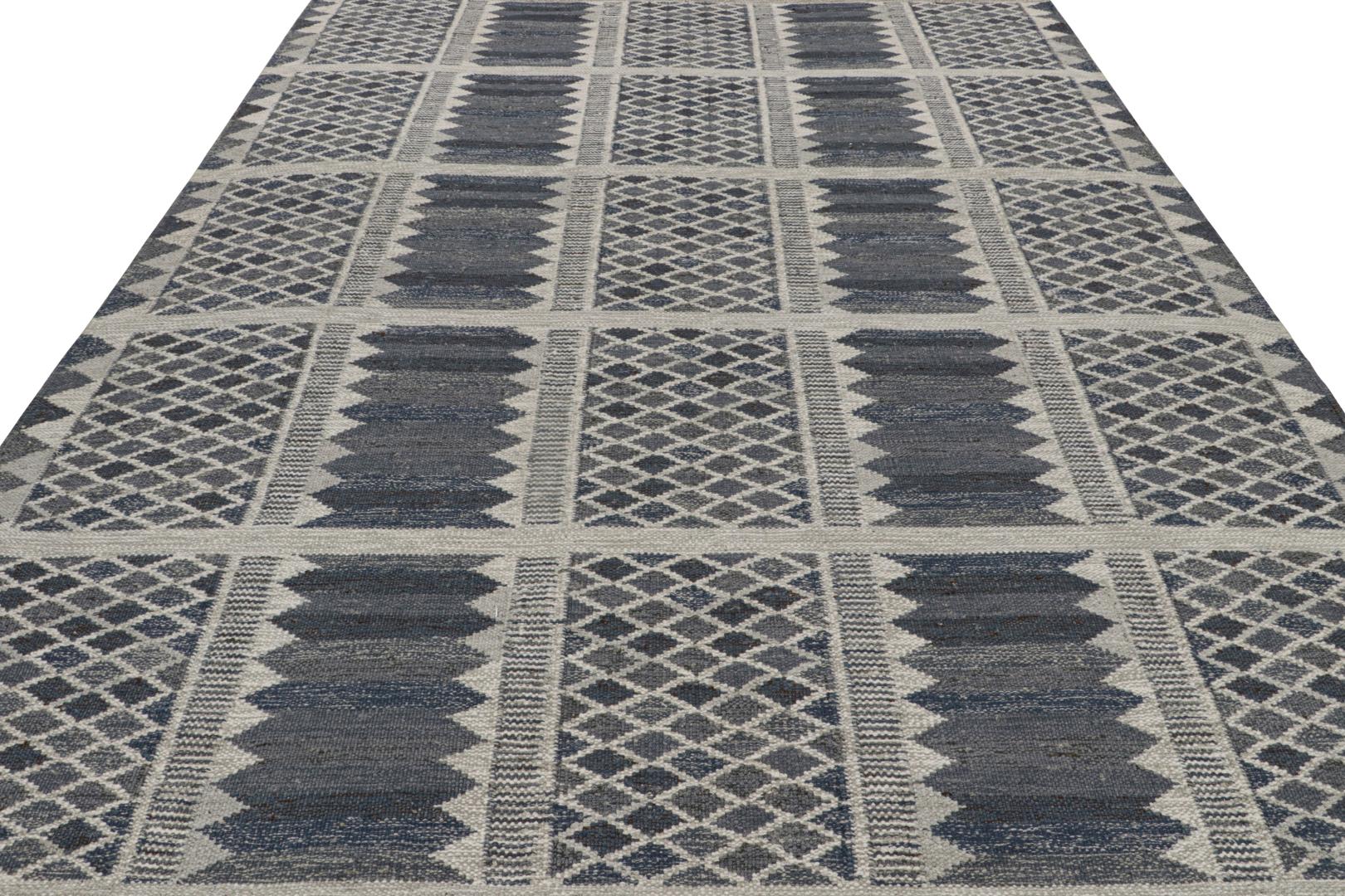 Scandinavian Rug with Geometric Patterns
