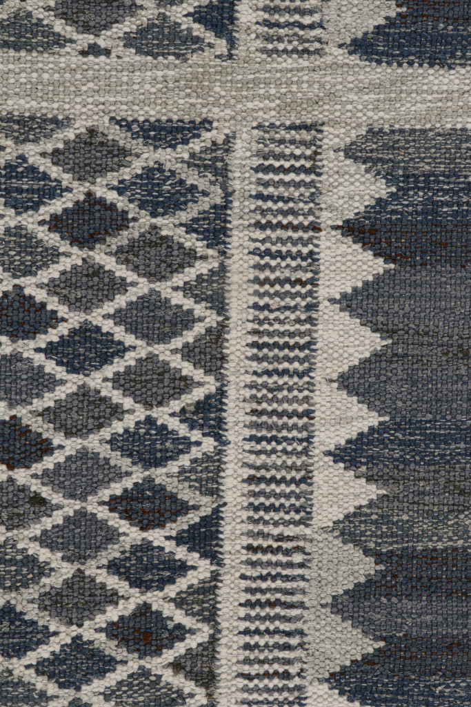 Scandinavian Rug with Geometric Patterns