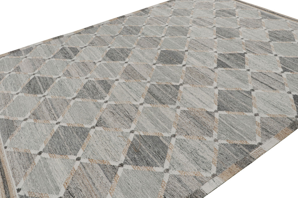 Scandinavian Rug with Geometric Patterns