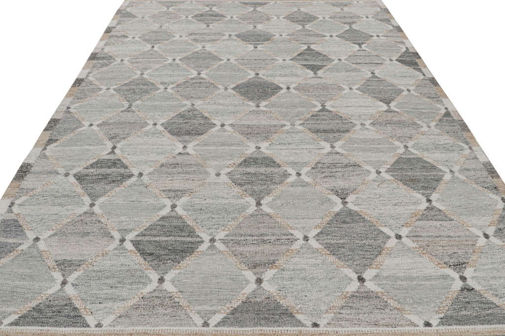 Scandinavian Rug with Geometric Patterns