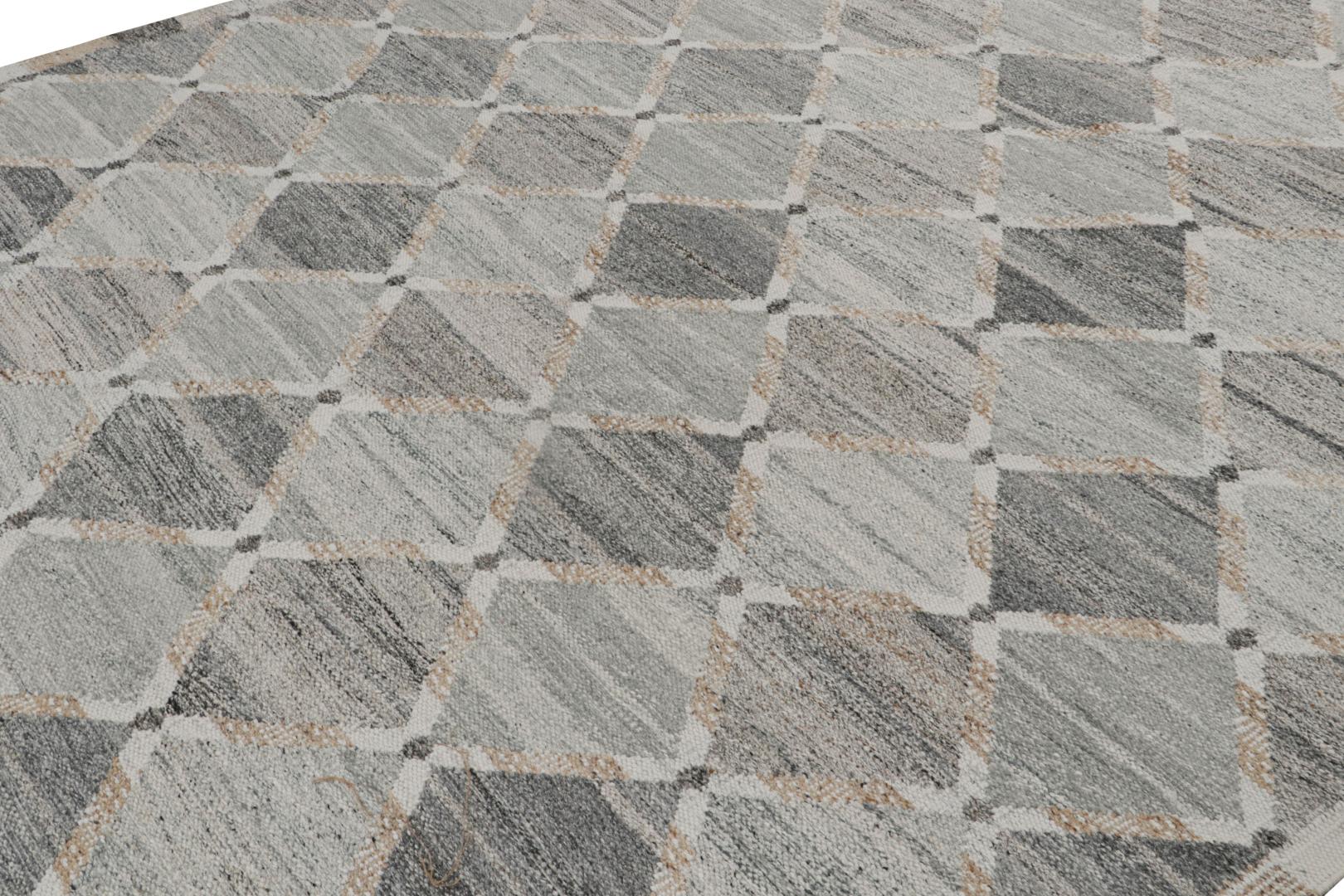 Scandinavian Rug with Geometric Patterns